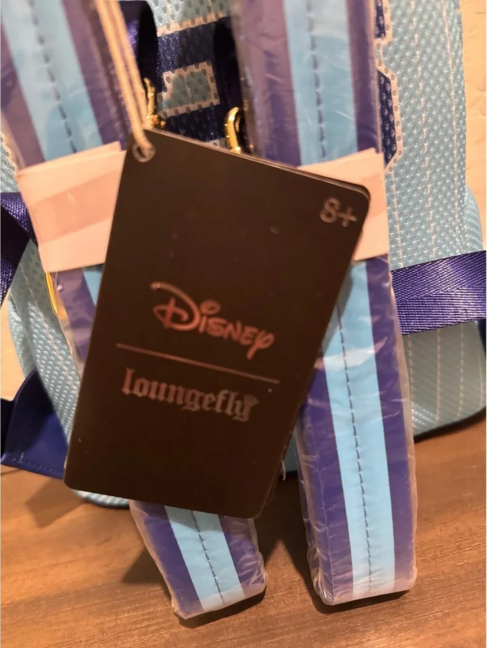Loungefly Disney Lilo & Stitch Team Stitch Jersey Mini Backpack NWT